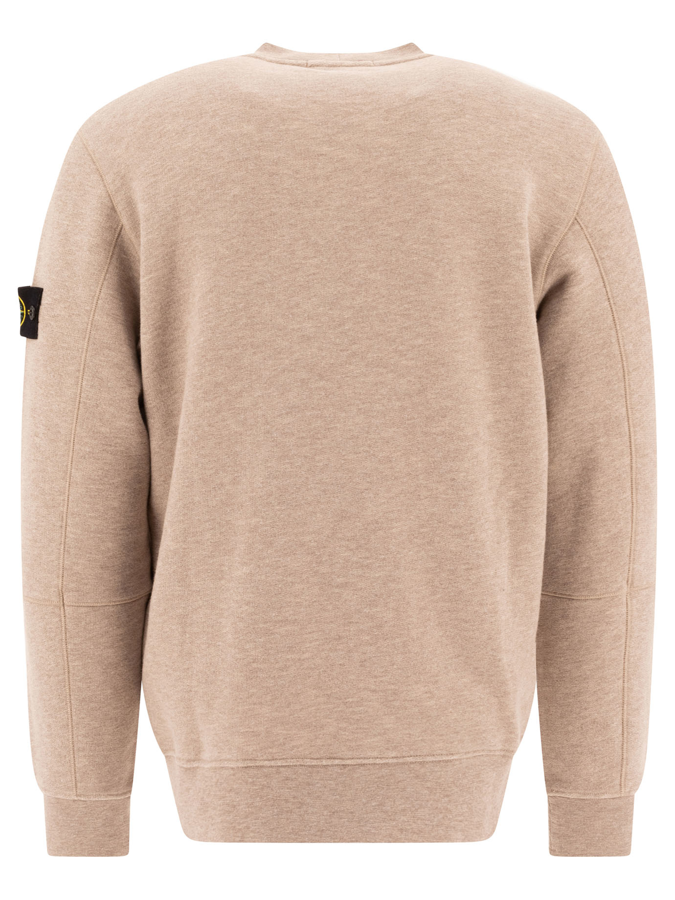 STONE ISLAND Brown Compass sweatshirt